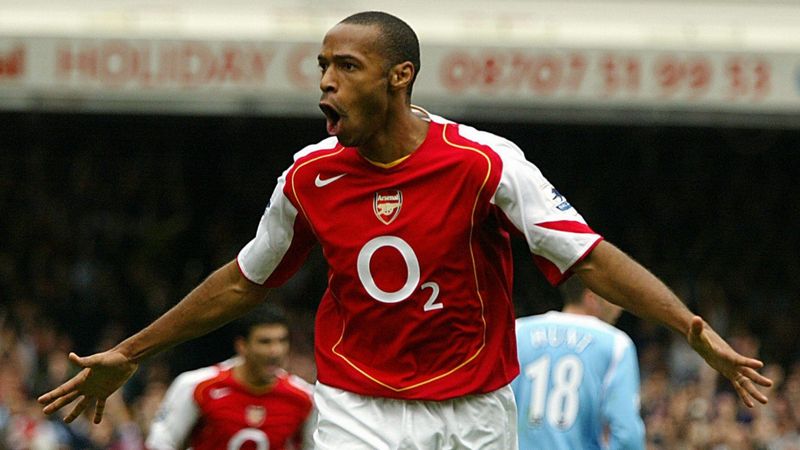 Thierry Henry dẫn đầu huyền thoại Arsenal