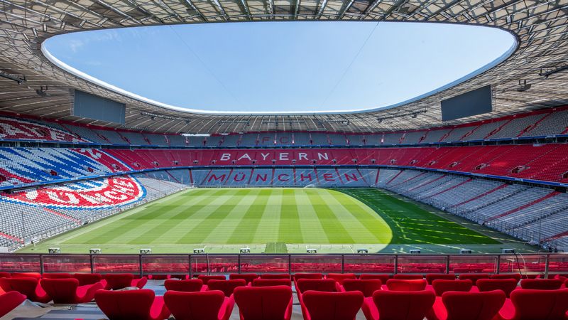 Sân vận động Allianz Arena là mái ấm của Bayern Munich
